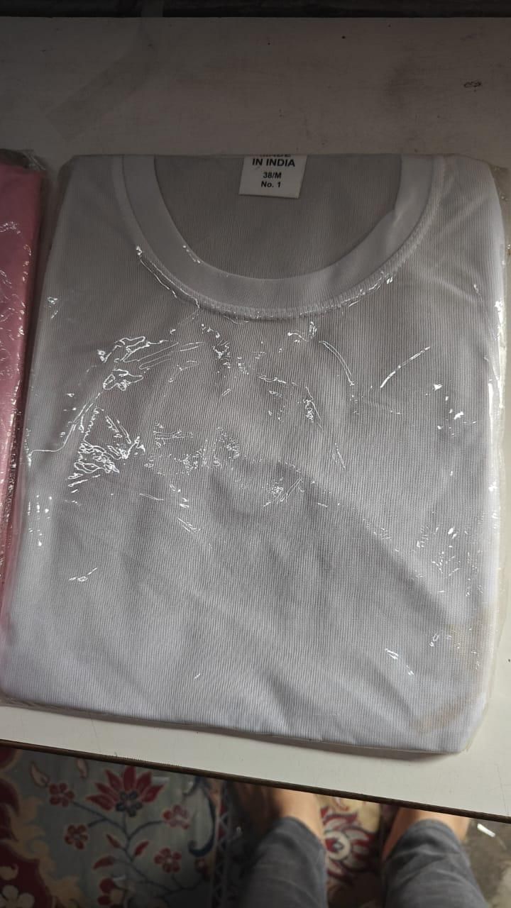 Men's Polycotton Solid Round Neck T-shirts (Pack of 4)