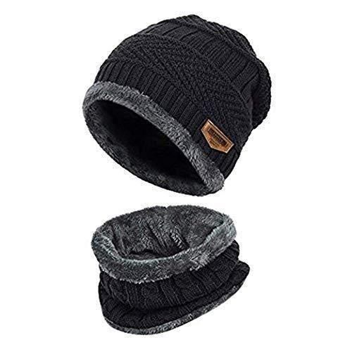 Men Woolen Cap with Face Cover (Pack of 2)